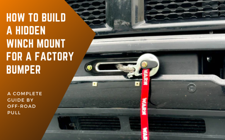 How to Build a Hidden Winch Mount for a Factory Bumper